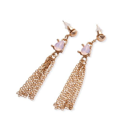 Netted Fall Drop Earrings