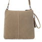 Myra Contentent Aztec Sling Bag for Women – Patterned Canvas, Brown Leather Trim, Crossbody for Everyday Western Look