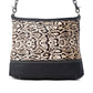 ANTIQUATED  LEATHER AND HAIRON BAG
