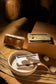 Myra Oak Fire Rustic Brown Leather Wallet - RFID-Protected Zip Pouch for Secure Cards & Cash Storage