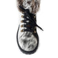 Myra Turbulent Hairon Leather Boots for Women – Fur Lining, Rugged Sole with Stylish Lace-Up Design for Winter Escapes