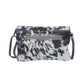 Blue Crescent Hand-Tooled Bag
