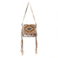 Boho Chic Style Leather & Hairon Bag