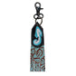 Blue Stripes Key Fob