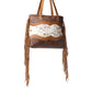 Infinity Leather & Hairon Bag
