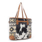 Bison Ridge Hair-On Hide Tote Bag