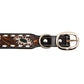 Hotshots Hand-Tooled Leather Dog Collar