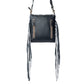 Myra Corral Tempo Leather Concealed Carry Sling  - Fringed Hairon Crossbody Bag with Adjustable Strap for Rugged Touch