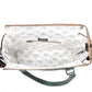 Turquoise Zapata Leather & Hairon Bag.