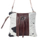 Rosalinda Cross Stitched Leather & Hairon Bag