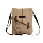 U.S.A. Vintage-Look Shoulder Bag