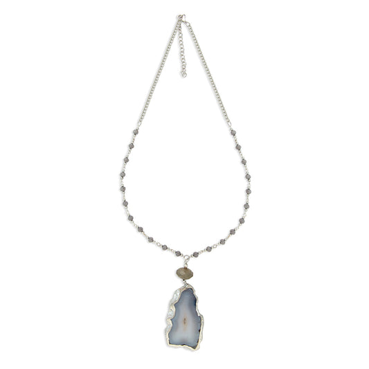 Gladness Stone Pendant Necklace