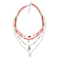 Red Delights & Dreams Tiered Necklace
