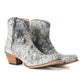 Myra Virginia Trail Hairon Leather Cowgirl Boots for Women â€“ Pointed Toe, Low Block Heel, Ranch-Inspired Ankle Fit