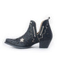 Myra Lone Star Sky Leather Rodeo Boots - Spilt-Top Handstitched Western Boots with Stud Detail for Rodeo Elegance