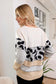 Poppy Animal Print Accent Sweater