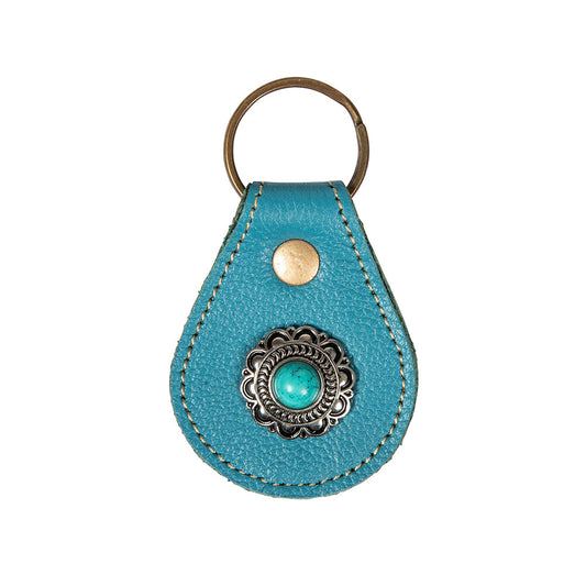 Concho Teal Key Fob