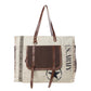 Army Motif Weekender Bag