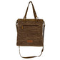 Cube Mesa Pouched Canvas Hairon Bag