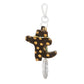 Dancing Boot & Feather Charm Key Fob