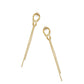 Interwoven Knots Strand Earrings