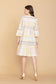 Spring Skies V-Neck Mid-Sleeve Dress