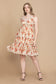 Bohera Silvianna V-Neck Tieried Skirt Dress