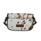 Angus Ridge Leather & Hairon Bag in Light Hair-on Hide