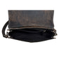 Angus Ridge Leather & Hairon Bag in Light Hair-on Hide