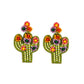 Cactus In Bloom Earrings