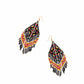 Winds Of Color Beaded Earrings