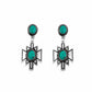 Heritage Medallion Turquoise Earrings