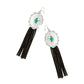 Zinnia Canyon Fringe Earring In Black