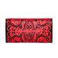 Tambrina Hand-tooled Wallet in Red