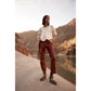 Myra Margie Leather Boots for Women - Hairon Ankle Boots with Handtooled Leather Details for Carnival Sundowns