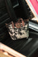 Dakota Medium CrossBody - Black & White Cowhide