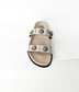 Briallen Western Studded Pearl Sandal in Cream