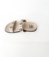 Briallen Western Studded Pearl Sandal in Cream