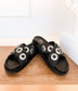 Calanthe Western Concho Sandal in Black