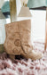 Cowgirl Star Booties in Taupe