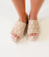 Ophelia Wedges in Cream