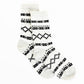 White Fox Patterned Sock