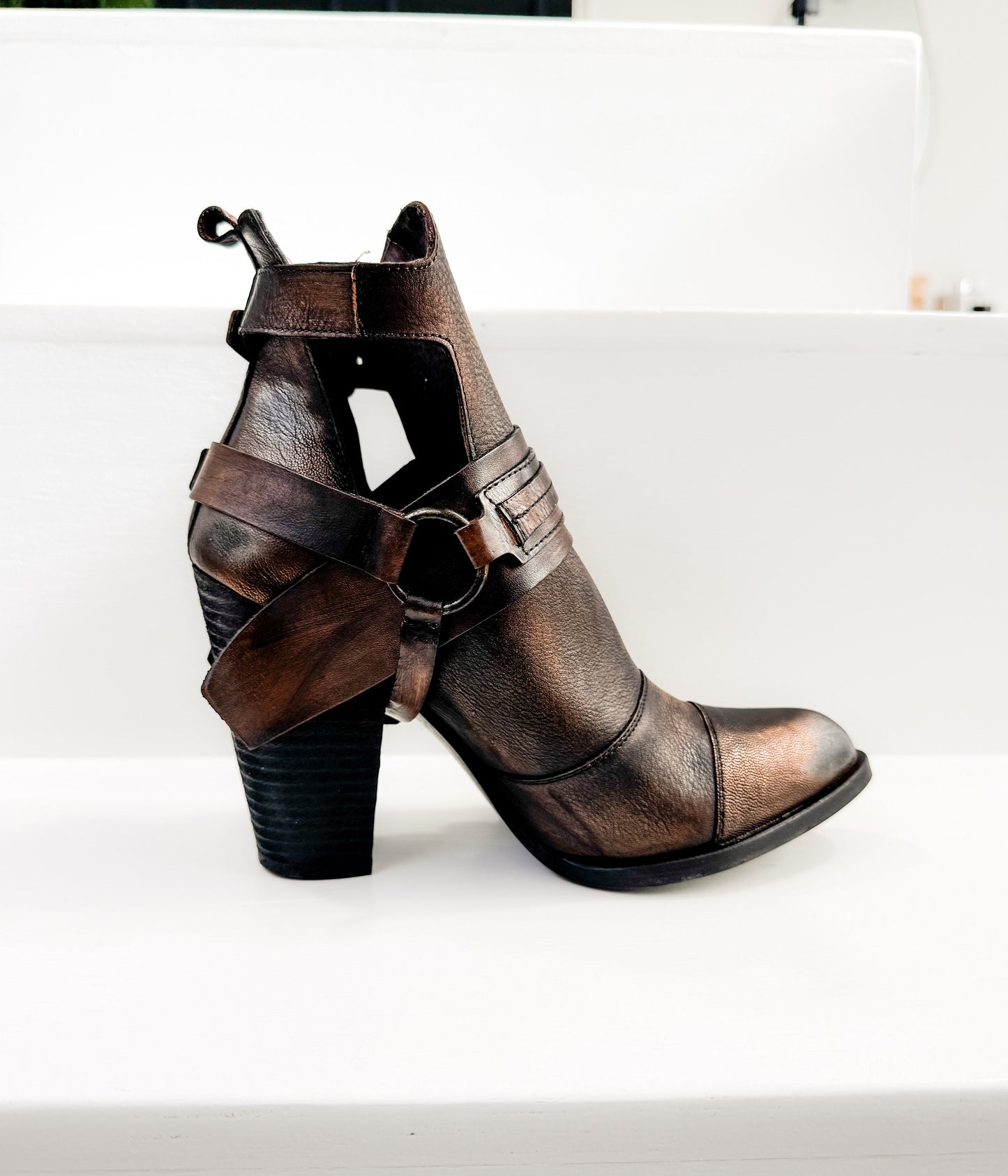 Shelia Boot in Tan